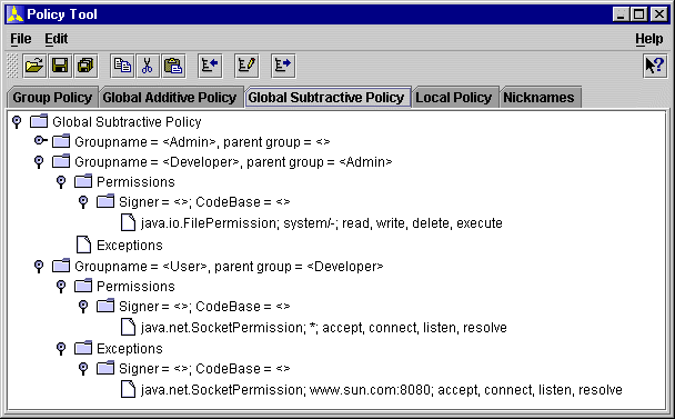 JSEF's Policy Tool
